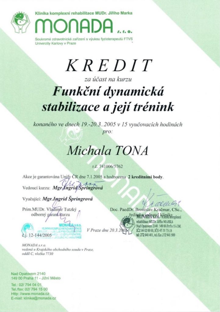 Certifikát č. 4