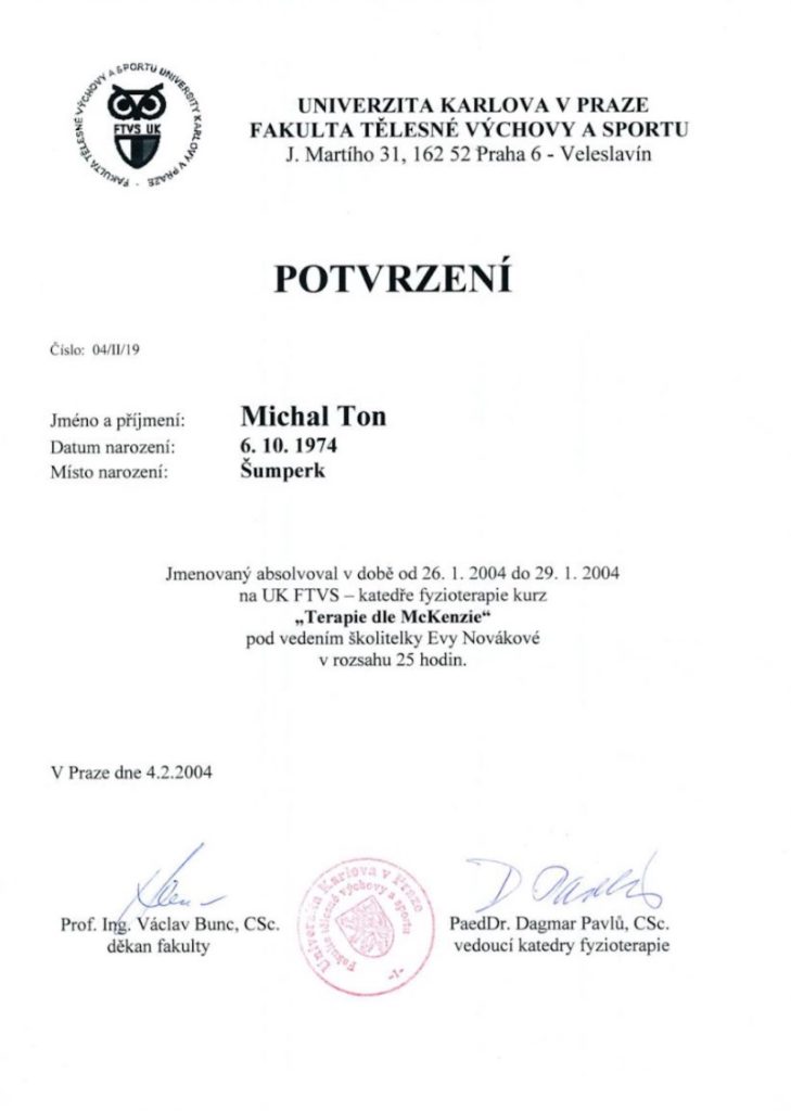 Certifikát č. 11
